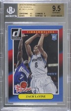 2014-15 Panini Donruss The Rookies Zach LaVine #7 BGS 9.5 GEM MINT 1x9