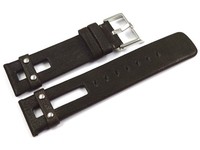Uhrenarmband Festina FüR F16308, Ersatzband Leder, Dunkelbraun