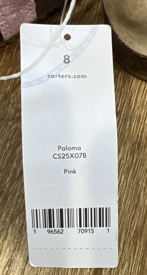 Sandalias Carter’s Niñas Talla 8 Rosa Pálido Flores Brillantes Zapatos Niño Pequeño Foto 3 de 4