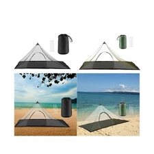 Bivy Tent Single Person Tent Portable Mesh Zippered Door Lightweight Sleeping