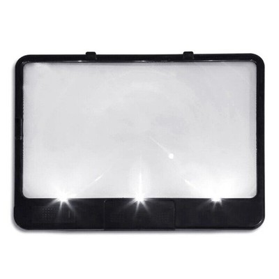 Candy AS-SEEN-ON- Ganzseitige Buchlupe und Licht, Um die Seiten 3X GrößEr z7577