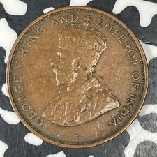 1928 Ceylon 1 Cent Lot#C8274