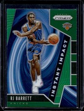RJ Barrett 2019-20 Panini Prizm #22 Instant Impact Rookie Green