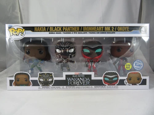 Marvel Funko Pop - Black Panther Wakanda Forever 4 Pack