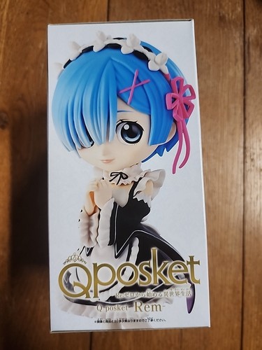 Re: Zero Rem Maid Q Postket schwarzes Kleid Version A von Banpresto neu versiegelt Qposket - Bild 4 von 6