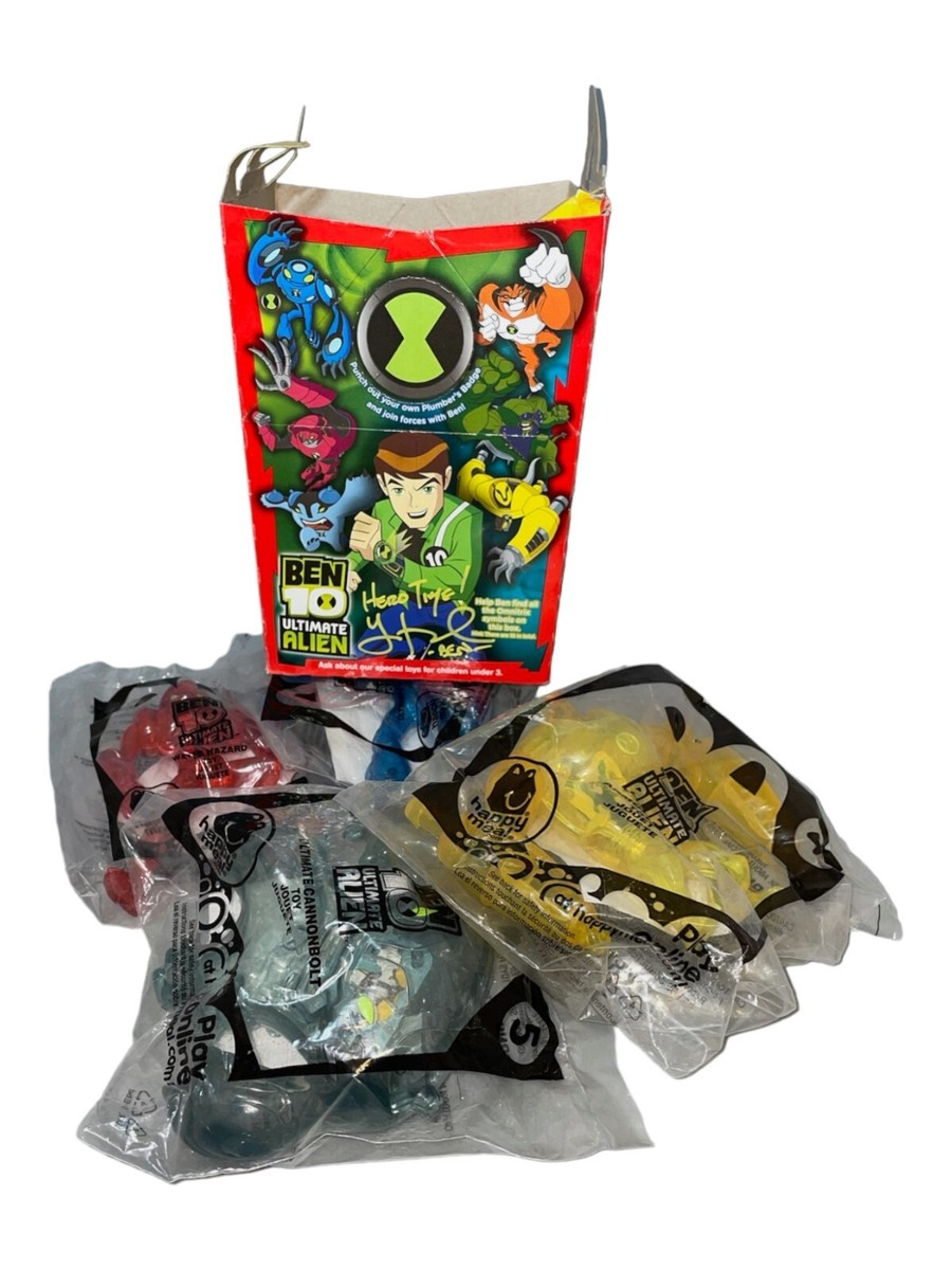 YURI LOWENTHAL Signed BEN 10 ULTIMATE ALIEN McDonalds Toy