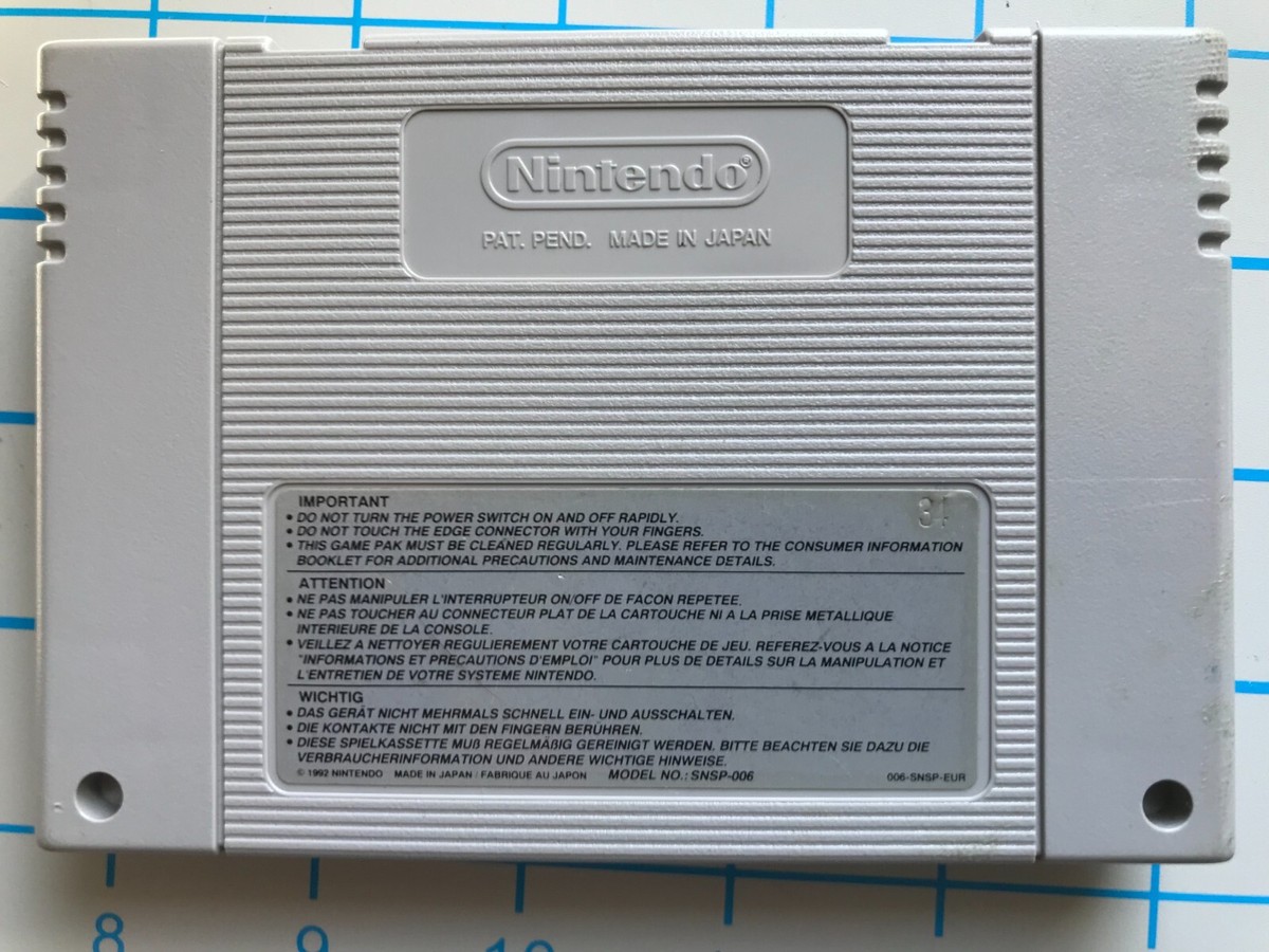 Terranigma (SNES/PAL) In Very Good Condition, GERMAN