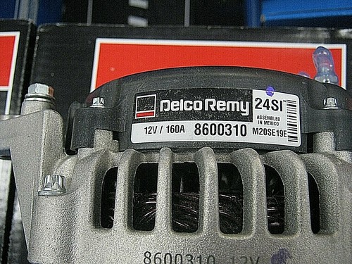 BRAND NEW ~ DELCO REMY 8600310 ALTERNATOR 12V 160A 24SI, J180 HINGE MOUNT - Picture 4 of 4