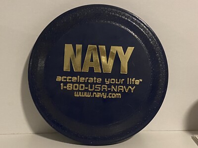 NAVY Frisbee Flying Disc Navy Blue Plastic Flying Toy Whitley Brand Frisbee