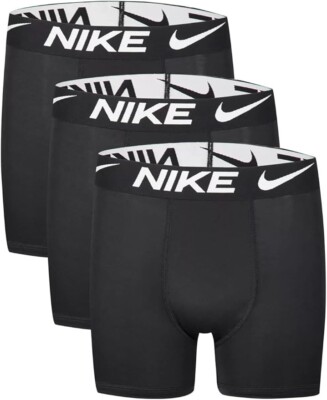 Nike Boy's Dri-Fit™ Boxers 3-Pack (Big Kids) (Black, XL) (1538) C1(A326T) 