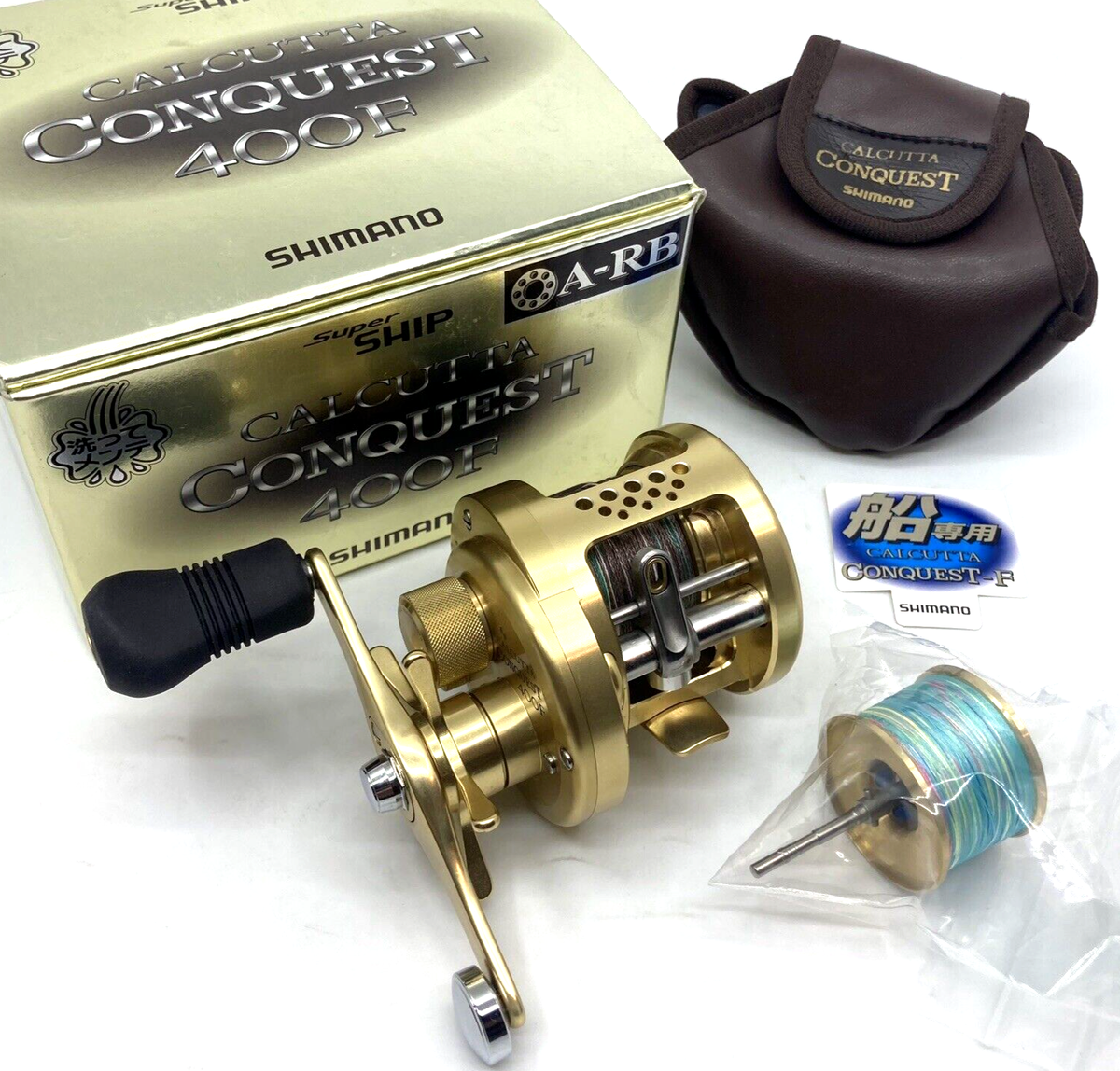 SHIMANO CALCUTTA CONQUEST 400F ゴールド