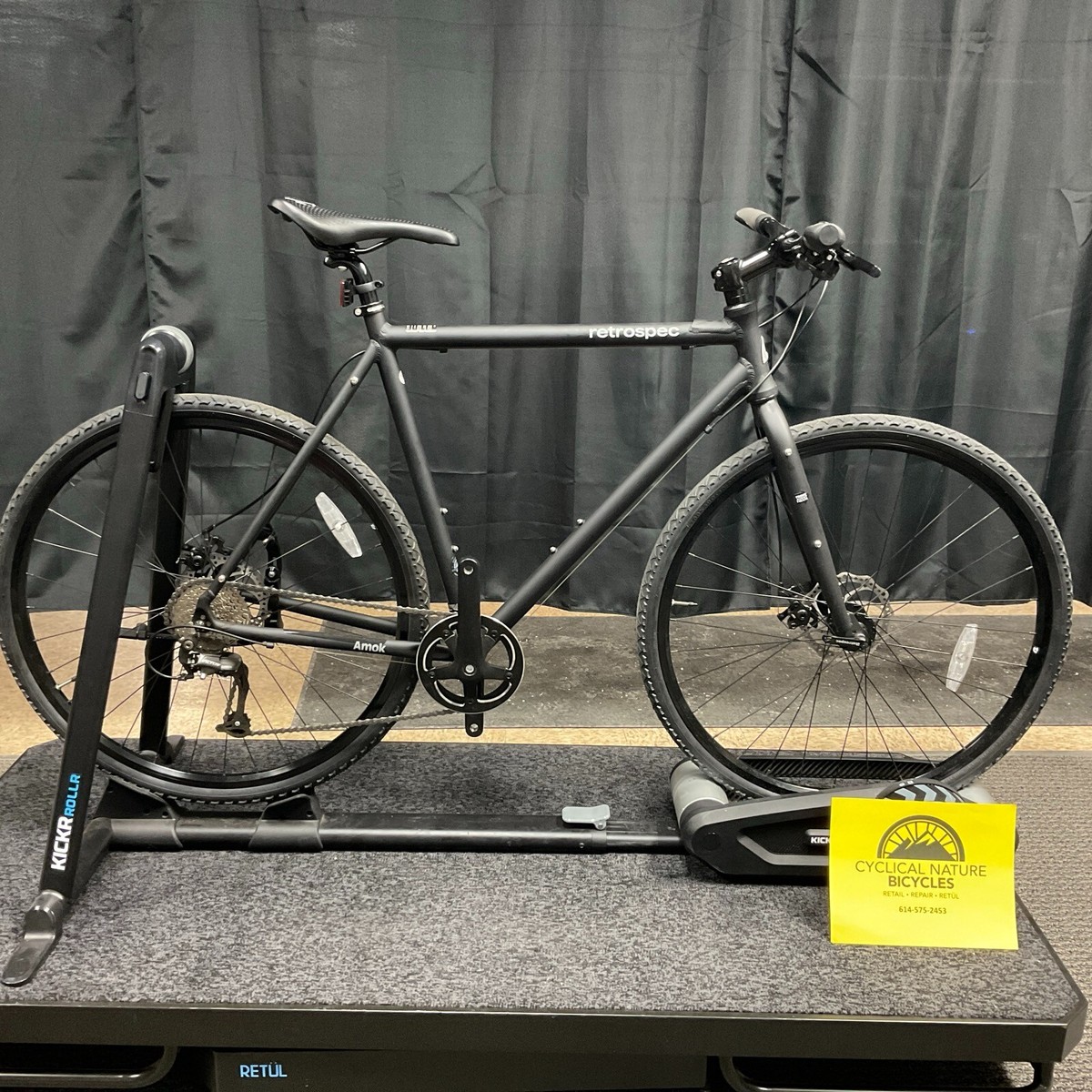 Retrospec Amok Hybrid Bicycle Shimano Acera x Speed Mechanical