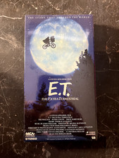 E.T. The Extra Terrestrial VHS TAPE 1988 Green Flap Factory SEALED