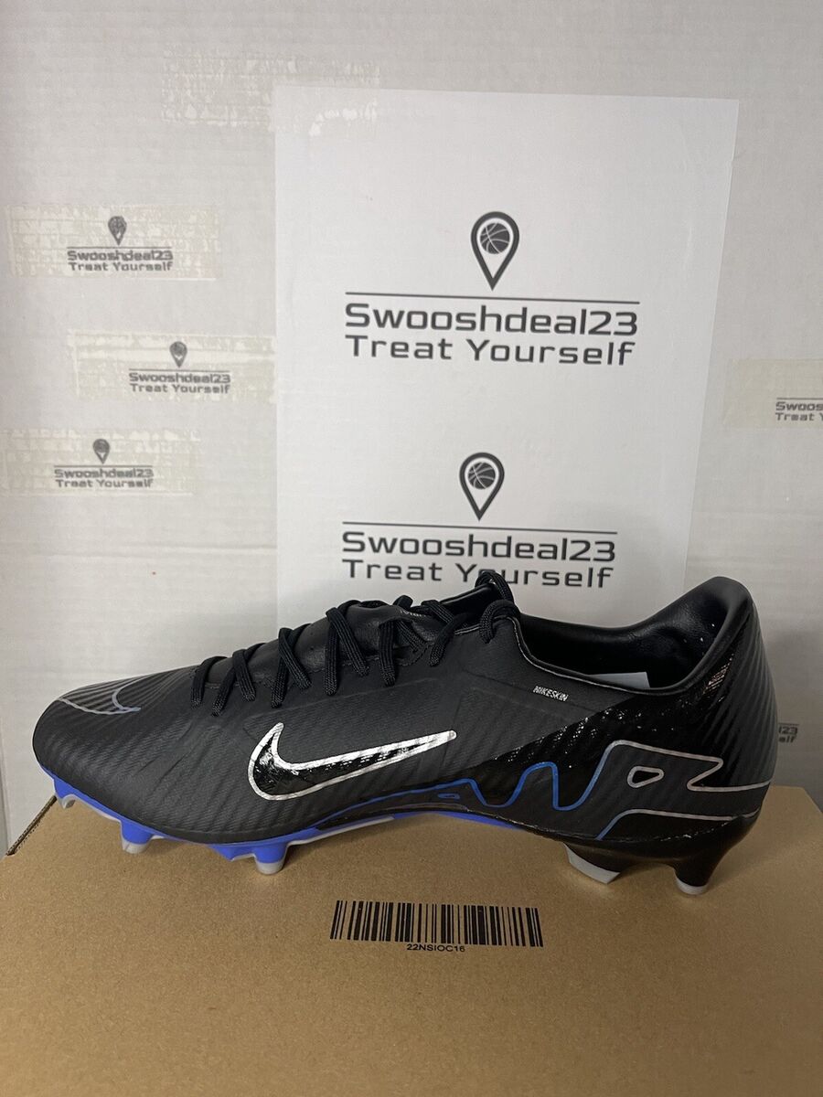 Men's 9.5 NIKE Air ZOOM MERCURIAL VAPOR 15 ACADEMY FG BLACK Men's 9.5 NIKE Air ZOOM MERCURIAL VAPOR 15 ACADEMY FG BLACK