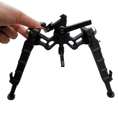 Rifle Bipod 360Degrees Swivel 7.5-9'' Adjustable Height Folding Design Picatinny - Picture 2 of 25