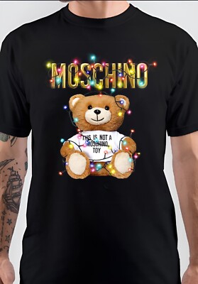 NWT Moschino This Is Not a Toy Funny Bear Gift Unisex T-Shirt