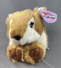 Vintage SWIBCO Puffkin - SWIFTY the Deer - Soft Round Beanie Plush Toy w/Tags