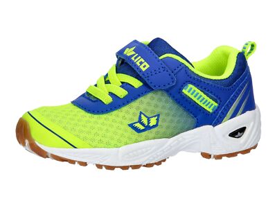 LICO Barney VS Hallenschuh gelb Klettverschluss Training Jungen
