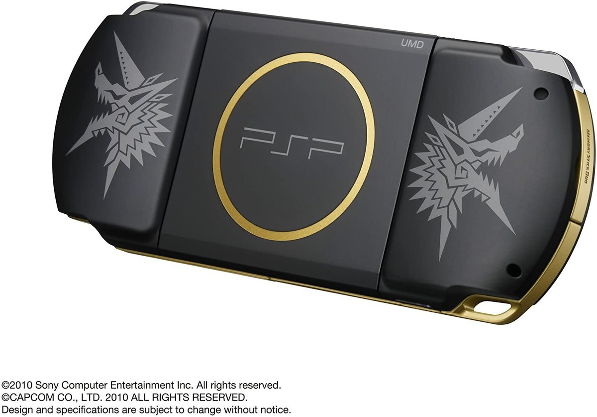 PlayStation Portable - SONY ソニー PSP-3000 本体 ハンターズモデル Sony Playstation Portable PSP-3000 Monster Hunter 3rd