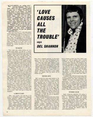 Del Shannon Love Causes All the Trouble Beat Instrumental Clipping