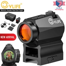 CVLIFE Motion Awake Red Dot Optics Sight 2 MOA 1x20mm for Picatinny Rail Mount