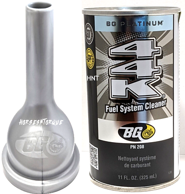 #ad #ad BG 44K PLATINUM New Fuel System Cleaner Additive 11oz. Can PN 208 With Funnel $28.00