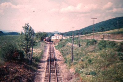 QQE10 BUS, STRASSENBAHN, U-BAHN Zug 35mm Dia PRR DAMPF UND PERSONEN 1962