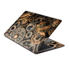 Skin Decal Wrap for MacBook Pro 13" Retina Touch Old Gears Steampunk Patina