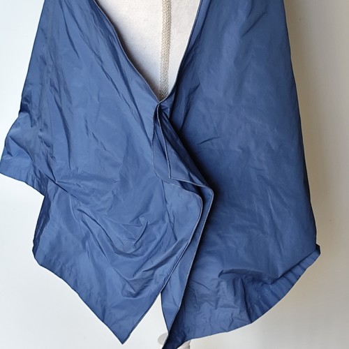 Women XD Xenia Design Sleeveless Cropped Turtle Neck Oversized Loose Blue Top M - 第 3/10 張圖片