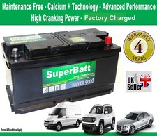 CITROEN, FIAT, IVECO, PEUGEOT Van Battery - TYPE 019 -SuperBatt 019