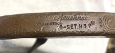 Vintage Acushnet Bullseye John Reuter, Jr Putter O-SET M4P 34,5 cala Płaski uchwyt