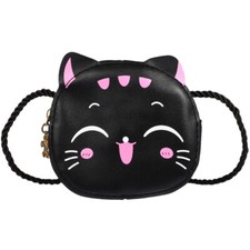 1PC Little Girls Cat Purse 3D Ear Decor Shoulder Bag Messenger Bag Coin Bag