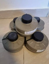 ✅ Israeli Gas Mask Premium SHALON M80 Filter | NATO 40MM | Lot of 5 | UNUSED