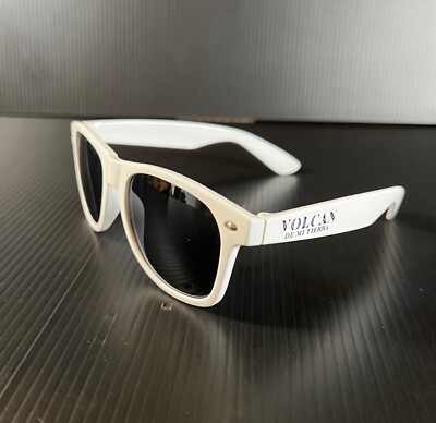 Volcan De Mi Tierra Tequila Wayfare Style Sunglasses - White - New!