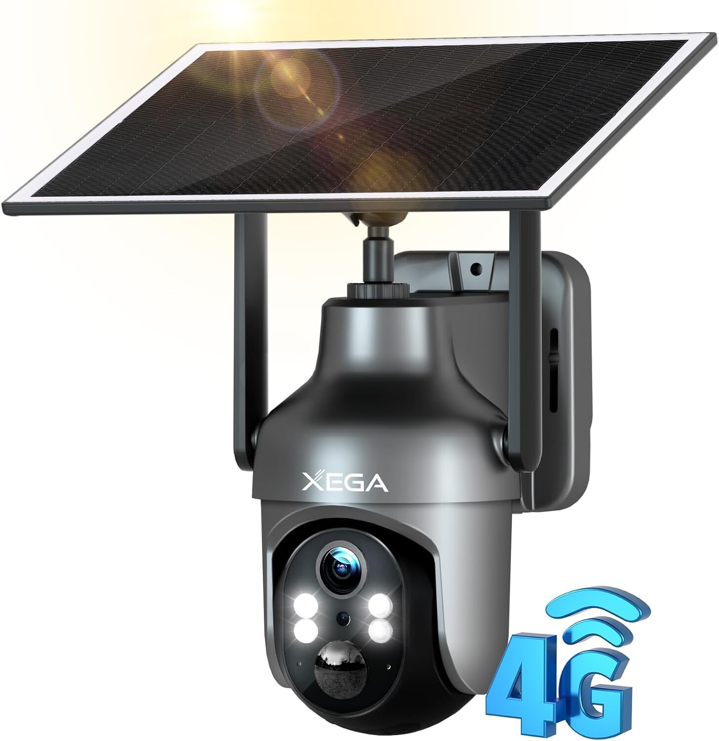 Sicurezza Solare 4G: Telecamera Esterna PTZ 3MP per Casa e Giardino