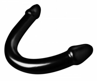 riesen dildo schwarz XXL Dual-Ended Head Monster Huge Dildo 28in Black Dong Lesbian Sex Thick  Anal