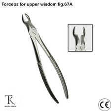 Dentaire Chirurgie Forceps Upper Wisdom Fig.67A Tooth Extracting Oral Surgery CE