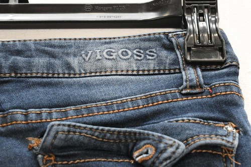 Vigoss Jeans Girls Medium Wash 5 Pocket Stretch Denim Blue The New York Shorts 7 - Picture 8 of 12