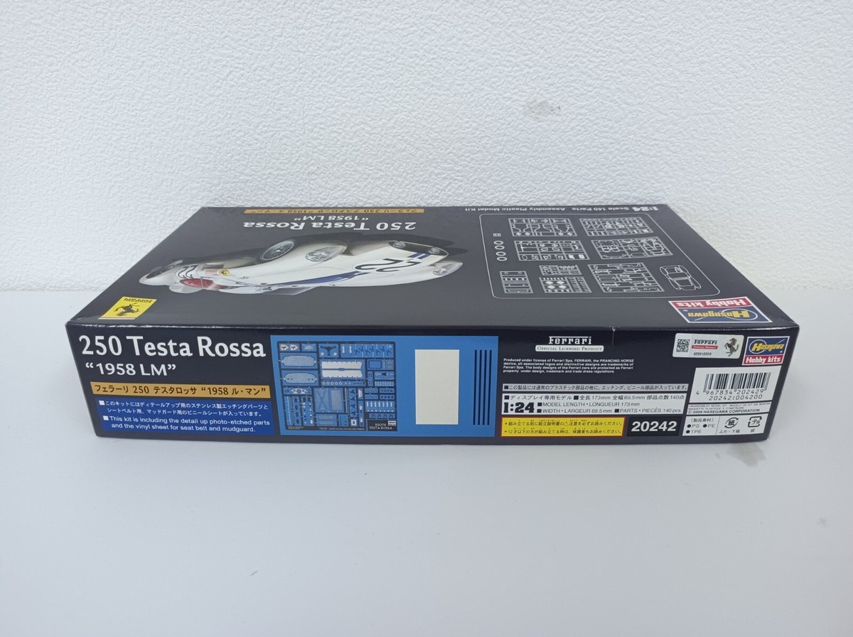 Hasegawa 1/24 Ferrari 250 Testa Rossa 1958 LM Assembly Model