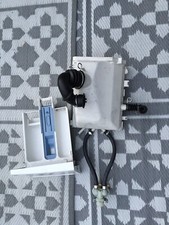 samsung washer parts WF80F5E2W4W soap dispenser & housing drawer & hoses  inlet