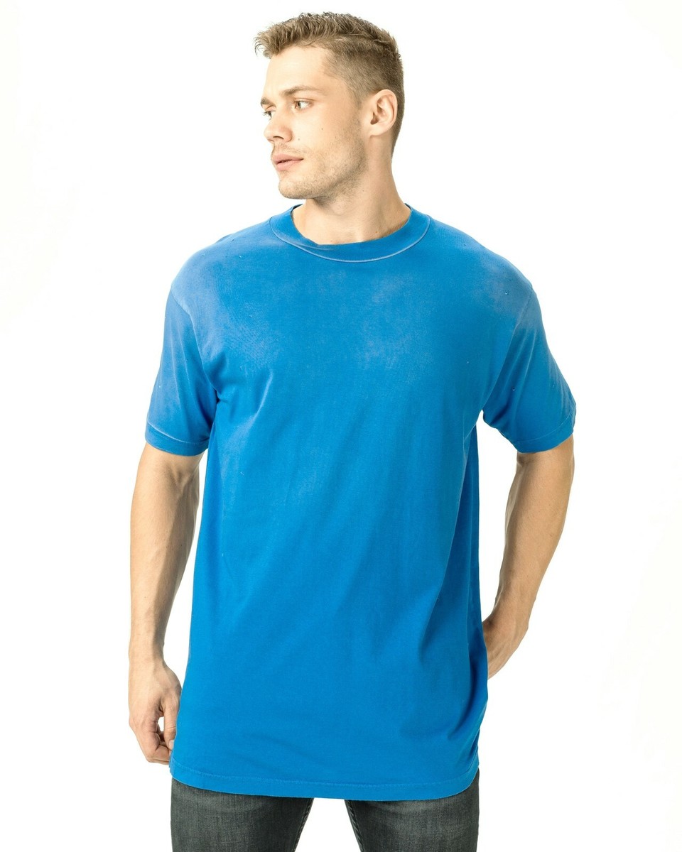 DIESEL Men's T-Gila Oversize T-Shirt – Blue M