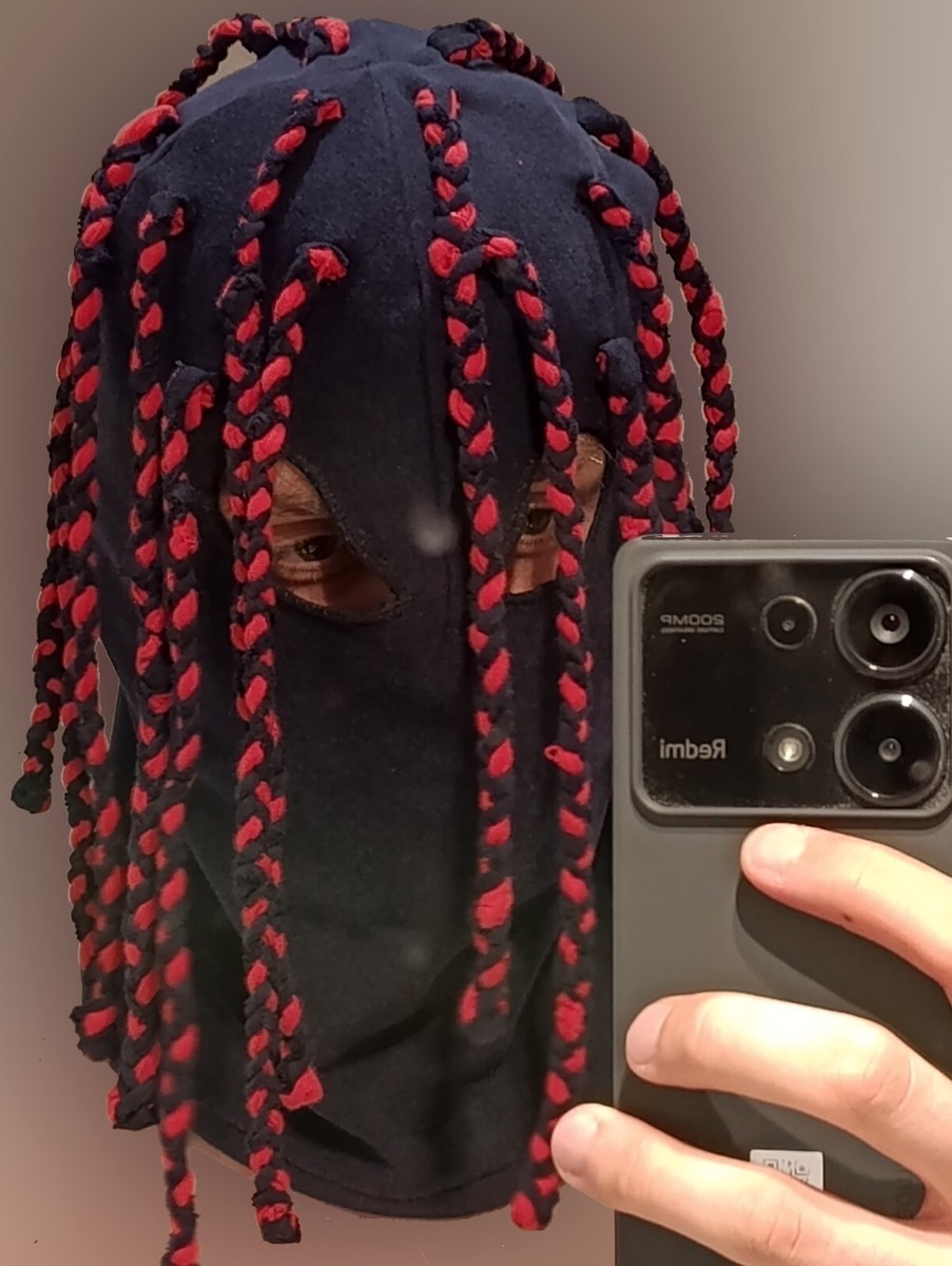 Balaclava with Bicolor Braids by TEAR_ONLY | eBay