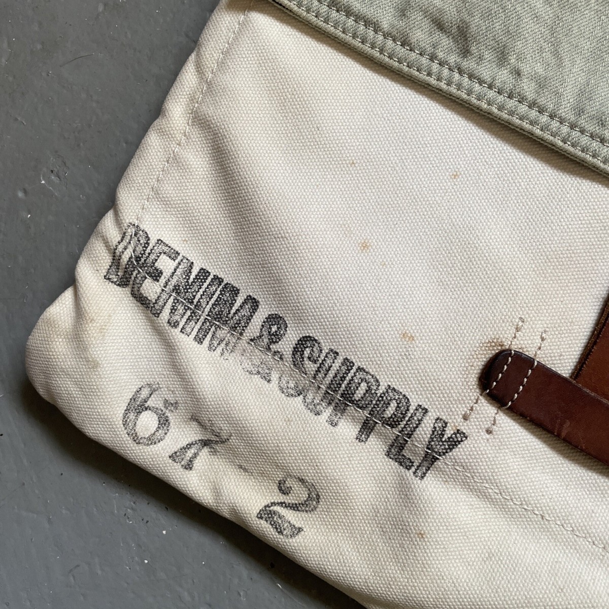 Ralph Lauren Denim & Supply Canvas Crossbody Satchel