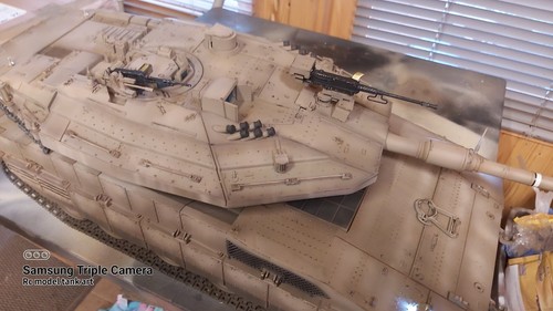 heng long 1/16 Merkava rc model tank custom airbrush camo 7.0 - Picture 17 of 20