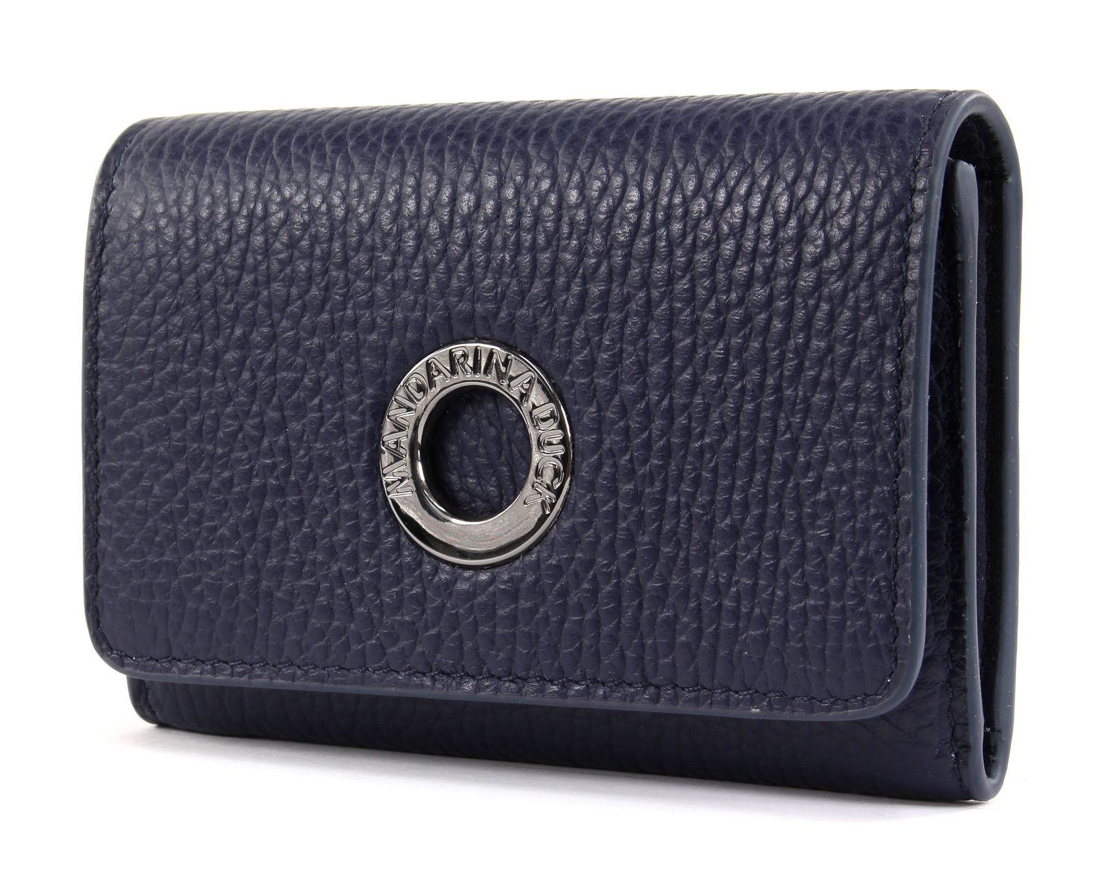 MANDARINA DUCK Mellow Leather Wallet Dress Blue - Image 2