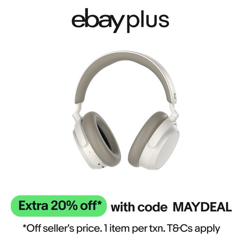 Sennheiser Accentum Plus Wireless Over-Ear Headphones, White