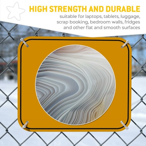 2 x Vinyl Stickers 25cm - Banded Agate Crystal Mineral #44216 - Afbeelding 6 van 8