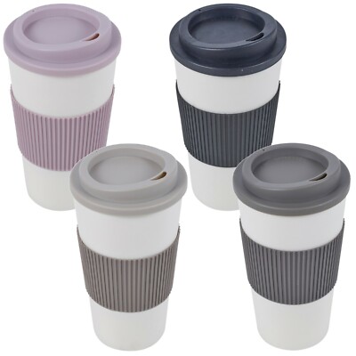450ml Double Wall Drinking Cup Warm Coffee Tea Travel Reusable