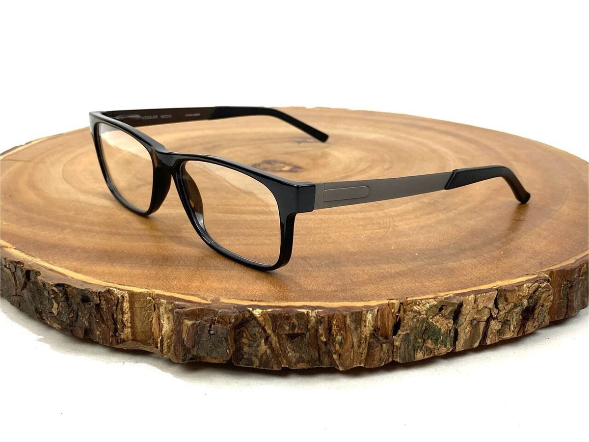 RANDOLPH Eyeglasses Frames KEESLER Black Gray Size 55 15 140 mm