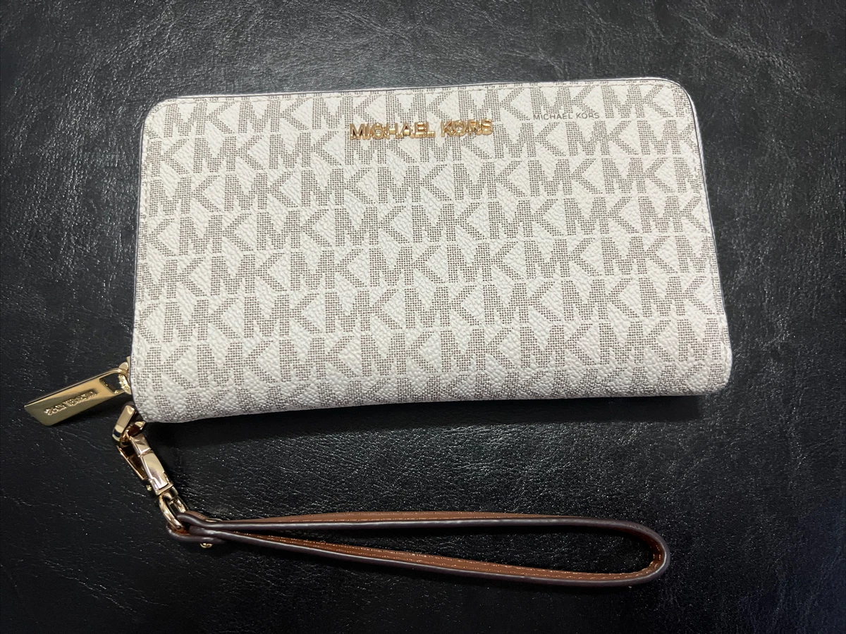 Michael kors jet set best sale large flat multifunction phone case